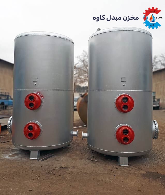 منبع کویل دار 500 لیتری